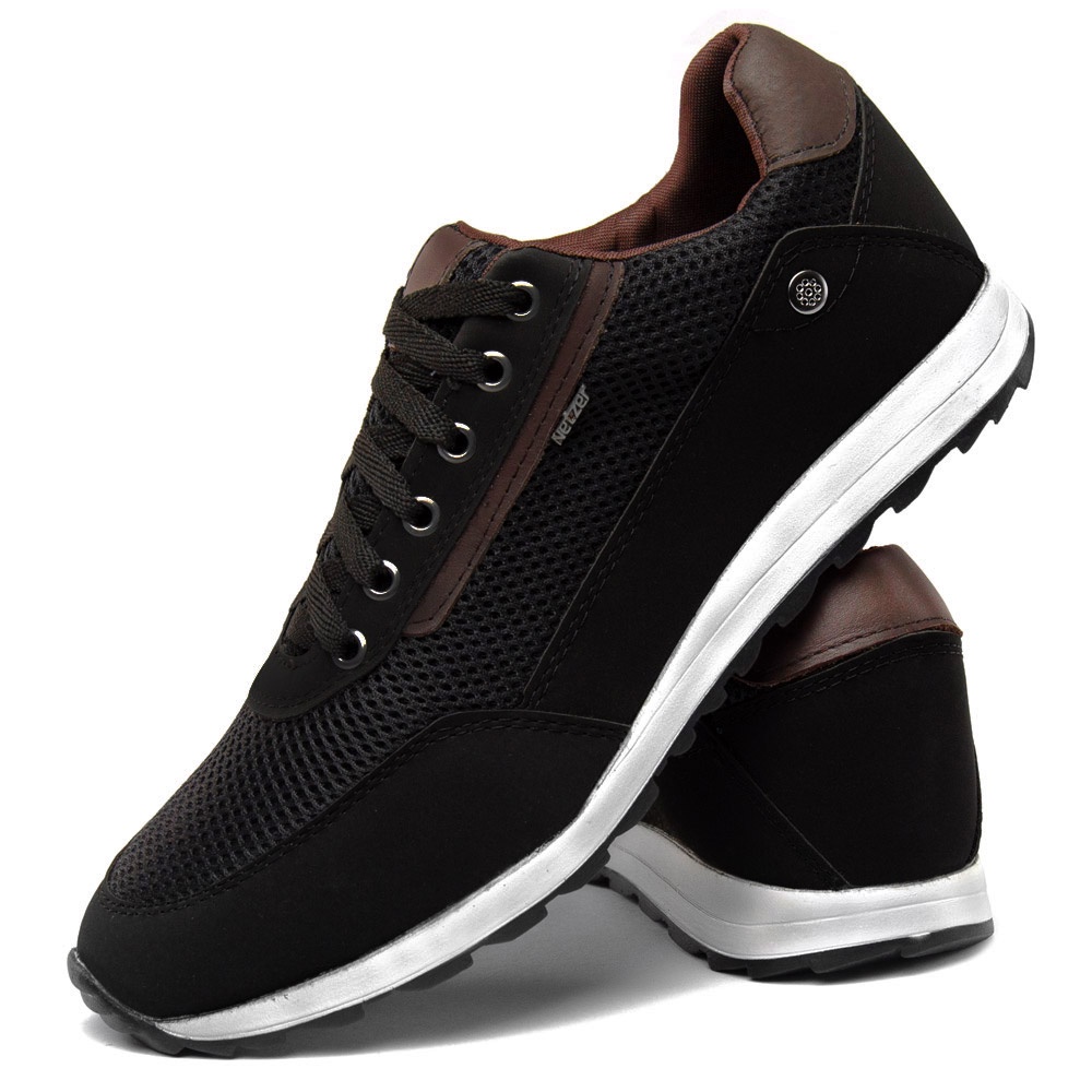 Tênis Sapatênis Masculino Casual Esporte Fino Confortável Básico Leve Flexível Promoção Envio Já