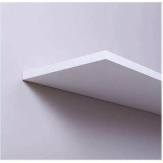Prateleira Lisa Mdf Branco 60x15cm Suporte Invisivel