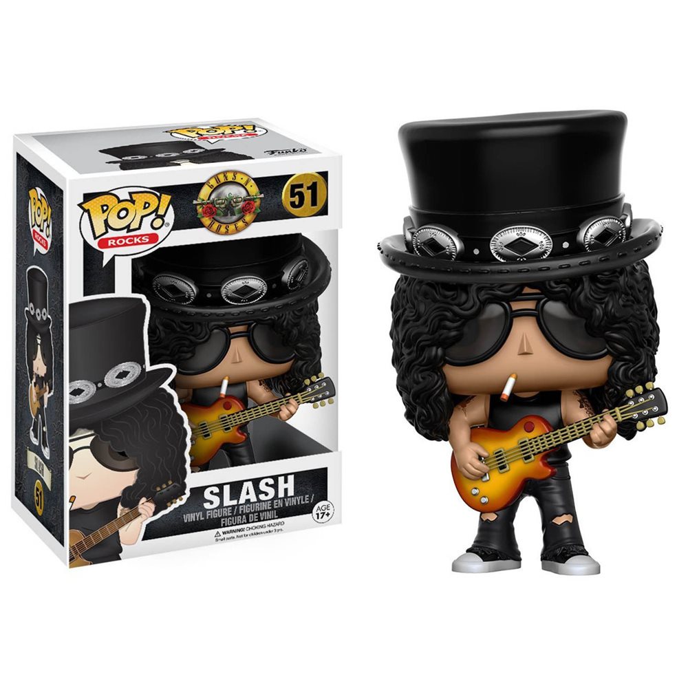 Funko Pop Rocks Guns Roses Slash 51 Novo Original