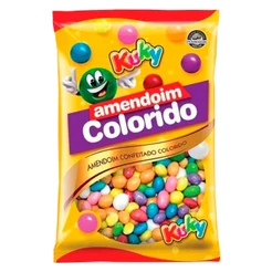 Amendoim Confeitado Colorido 400g - Kuky