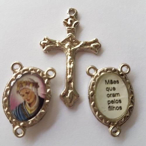 10 Cruz E 10 Entremeios De Ns Salete P Confecção De Terços. em Oferta na Shopee