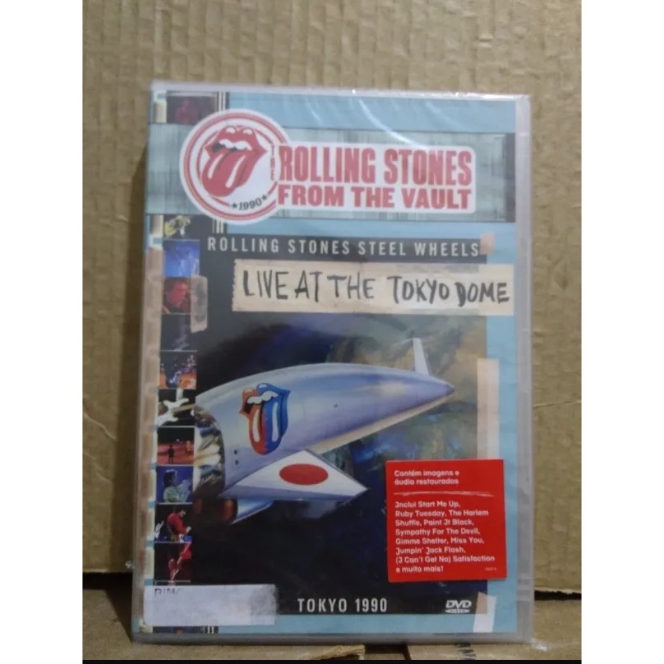 DVD THE ROLLING STONES- LIVE AT TOKYO DOME 1990- FROM THE VAULT COLLECTION- (ORIGINAL-LACRADO).