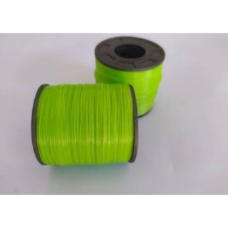 Linha de nylon para pipa 500 jardas verde limão.