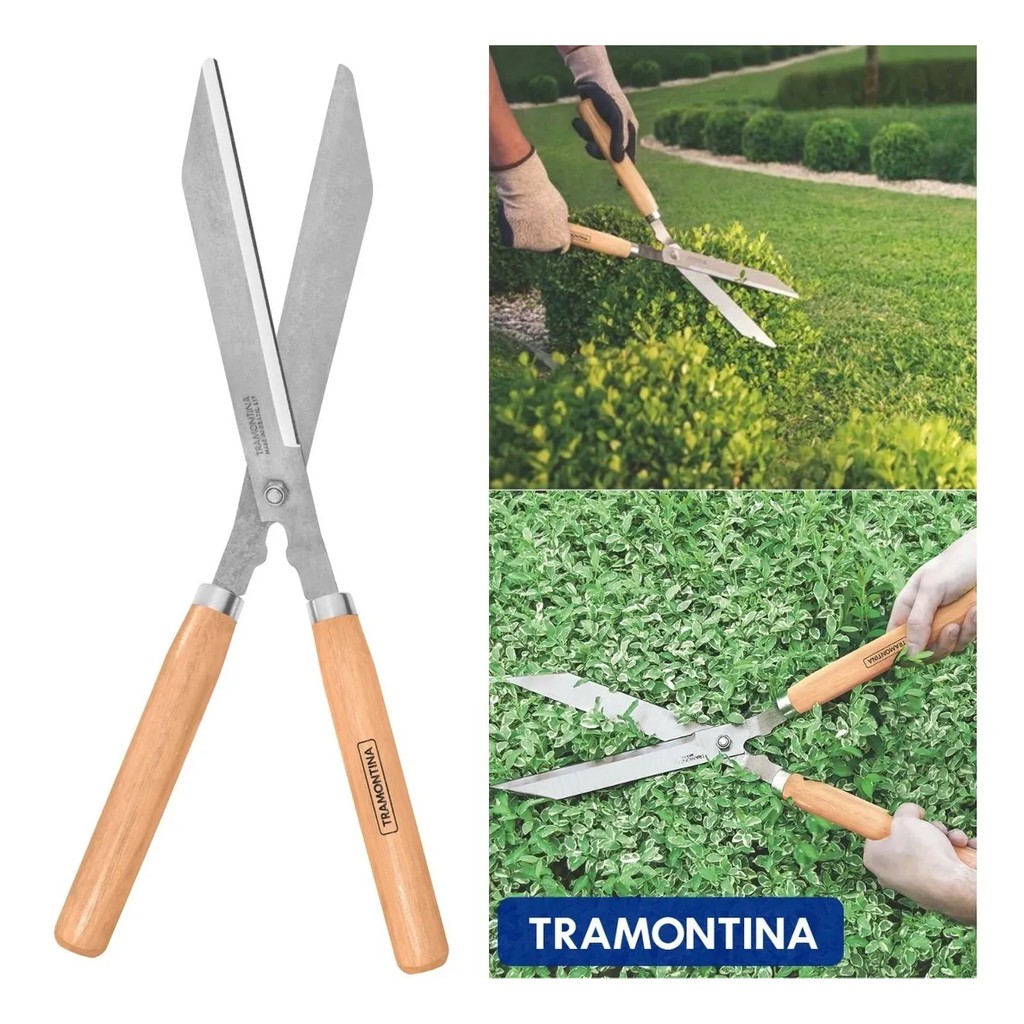 Tesoura Poda Tramontina Tesourão Jardinagem Grama Cerca Viva