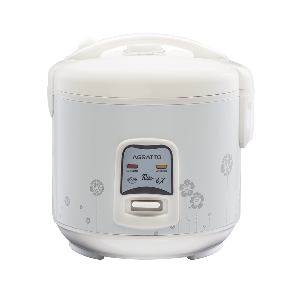Panela Elétrica de Arroz Riso Agratto – 6 Xícaras | Branca