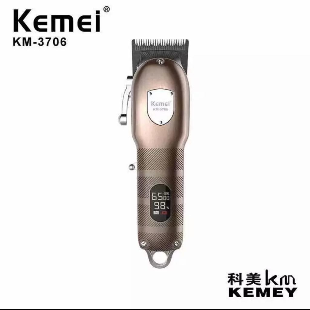 Maquina De Corte Super Potente Taper 10w Kemei-3706 Bivolt