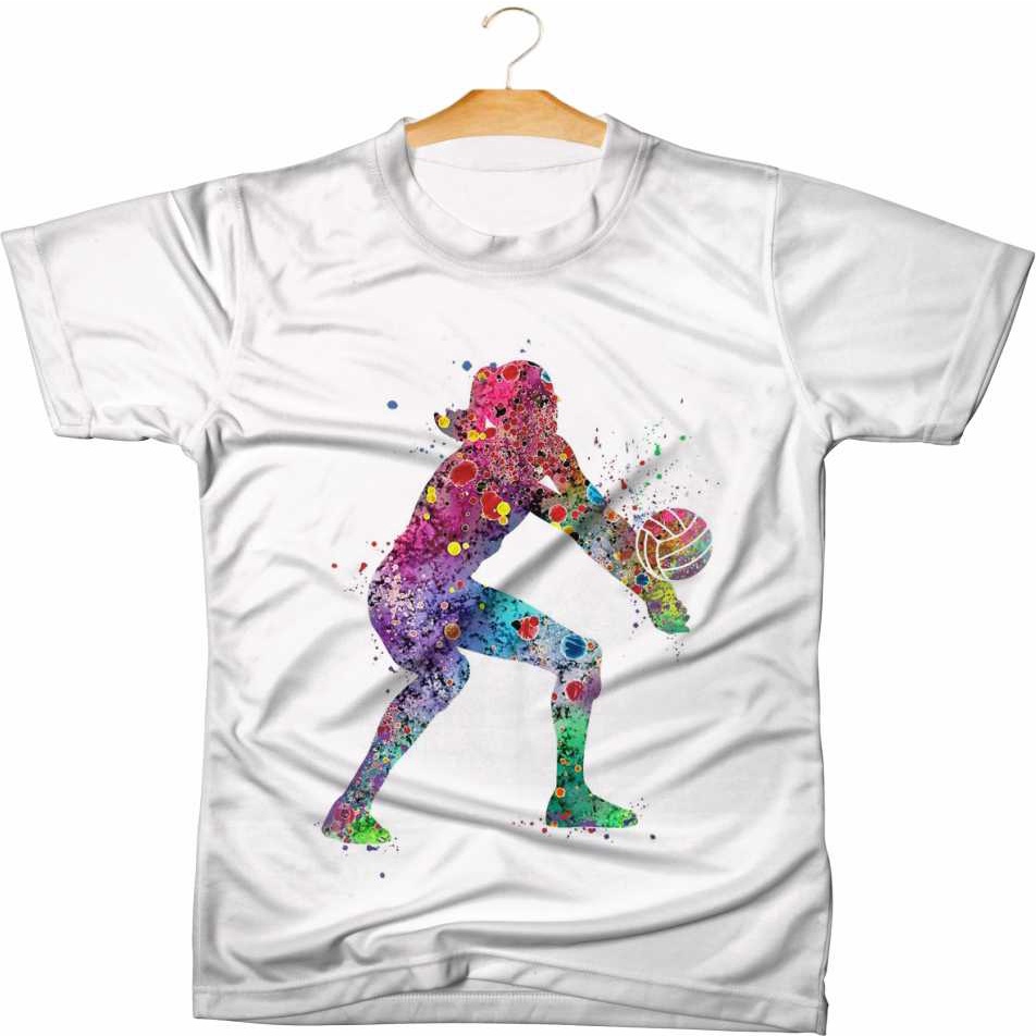 Camiseta Masculina Volei Ball Jogo Esporte - 012