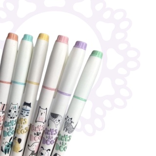 Marca Texto Duplo Perfumado Pets Avulso