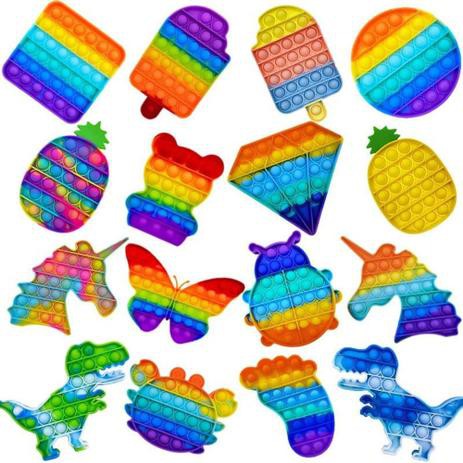 Push Pop It Popit Bubble Sensory Anti Stress Brinquedos pronta entrega no Brasil