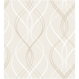 Papel De Parede Abstrato Bege Elegante Em Adesivo Vinílico, Quarto, Sala, Lavabo, Corredor em Oferta na Shopee