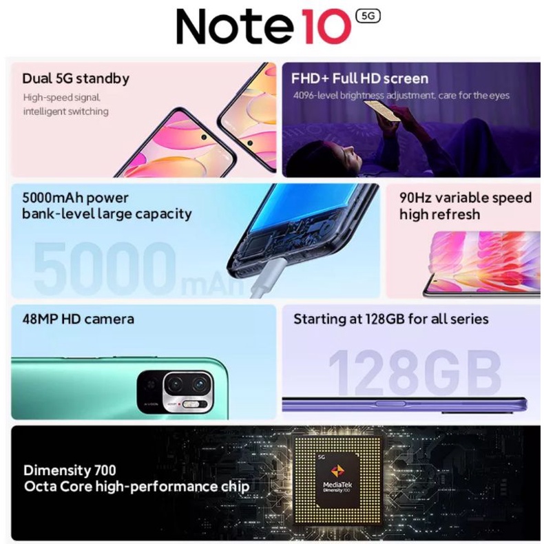 Redmi note 10 5G 6 GB RAM 128 GB ROM roxo brilhante