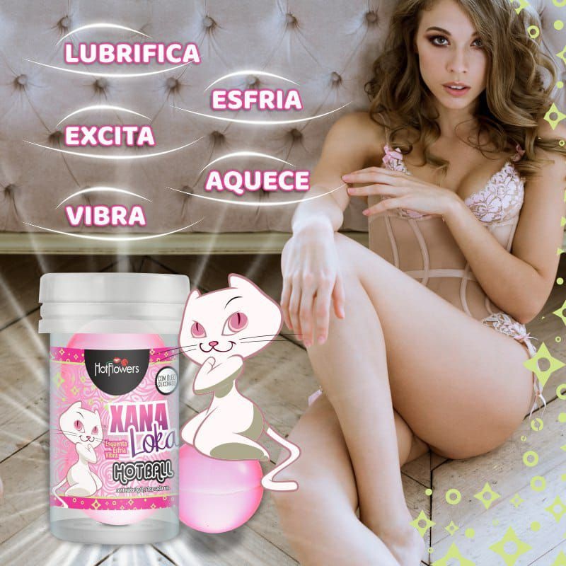 Hot Ball Xana Loka Esquenta Esfria E Vibra Hot Flowers Shopee Brasil 