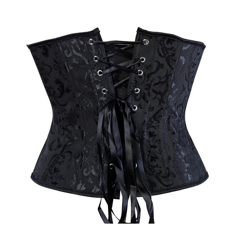 Modelador de Cintura Espartilho Steampunk Vintage Feminino Controle de Barriga Roupa Modeladora