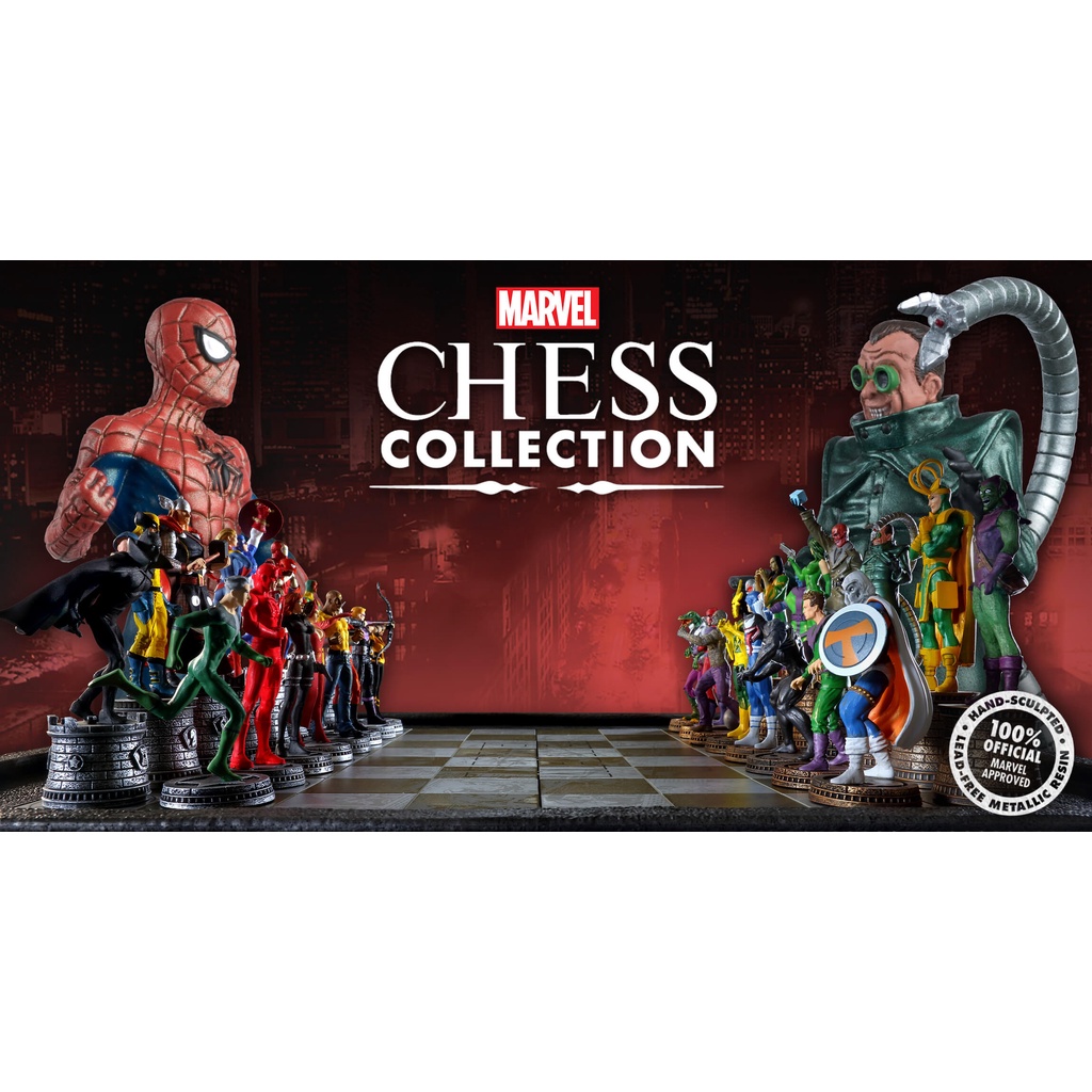 Marvel Chess Eaglemoss Todos Importados Xadrez Marvel