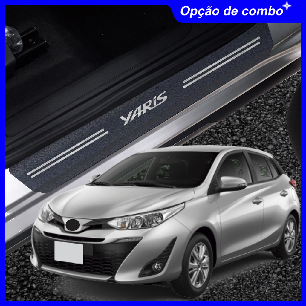 Soleira Toyota Yaris Kit 8 Peças em Oferta na Shopee