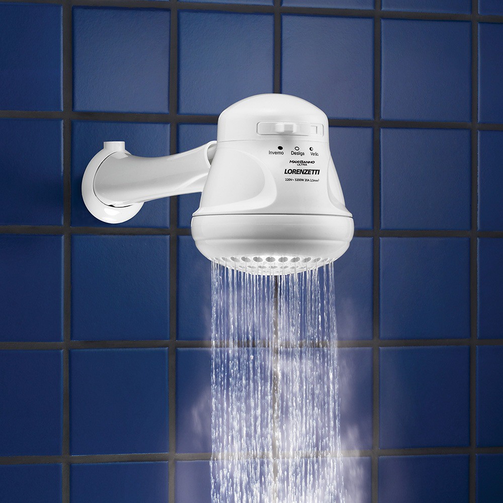 Ducha Chuveiro Maxi Ducha 127v ou 220v Com Cano Esconde Fios Lorenzetti Original