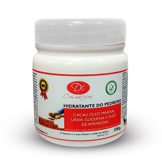 Creme Hidratante para Pés Rachados Cotovelos Pele Ressecada - Pedreiros 100gr - Com Ureia e Amêndoas