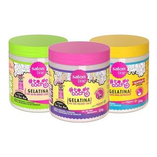 Salon Line Todecacho Gelatina Transicao 550g Kit C 06 Shopee Brasil