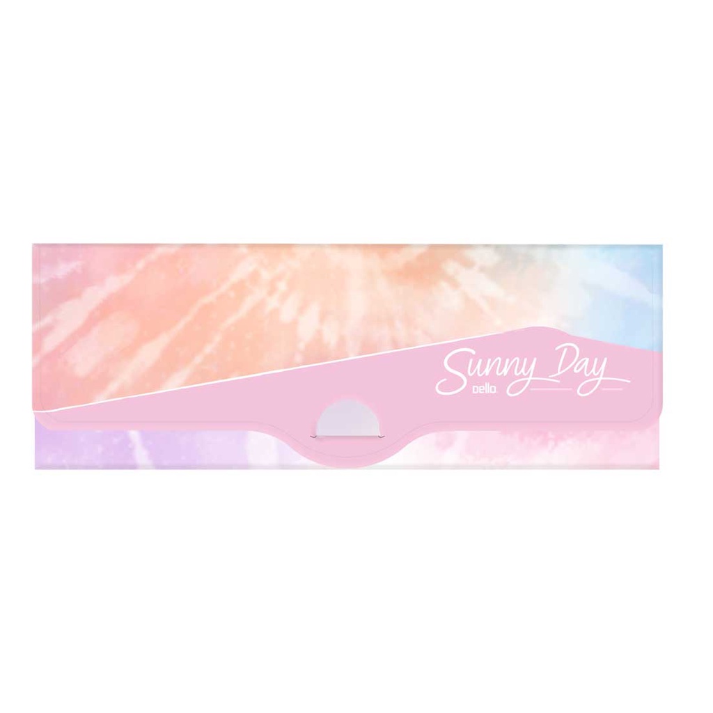 Estojo Multiuso escolar Arco Iris Tie Dy Sunny Day PT 1 UN