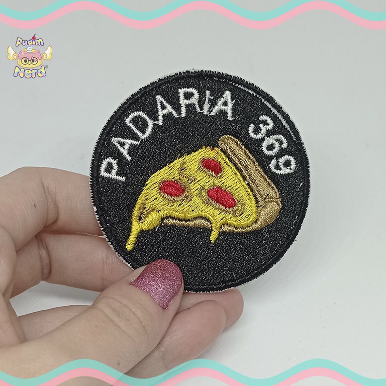 Patch Aplique Logomarca redondo 6x6 PERSONALIZADO com termocolante ...