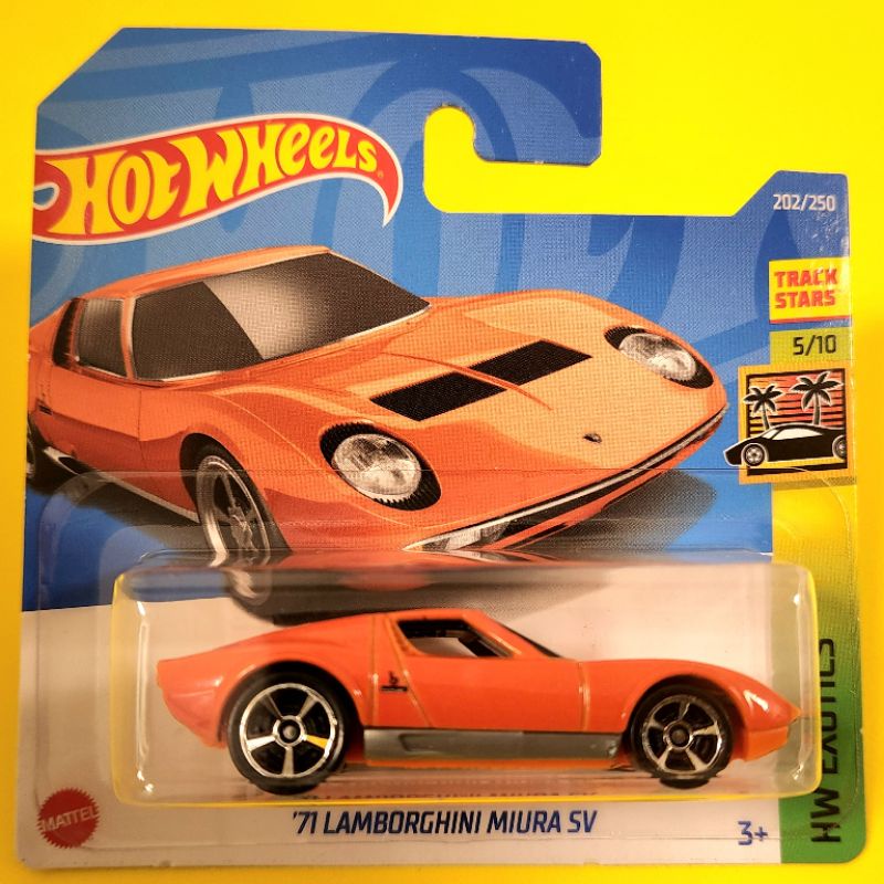 Hot Wheels 71 Lamborghini Miura Sv Cartela Curta 2022 Shopee Brasil