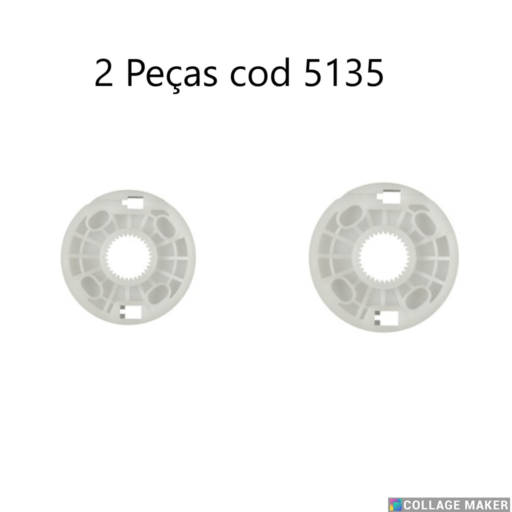 2 Roldanas Gol e Voyage G5, G6, Dianteiras e traseiras, p/ Máquina Vidro Elétrico Original Cód.5135