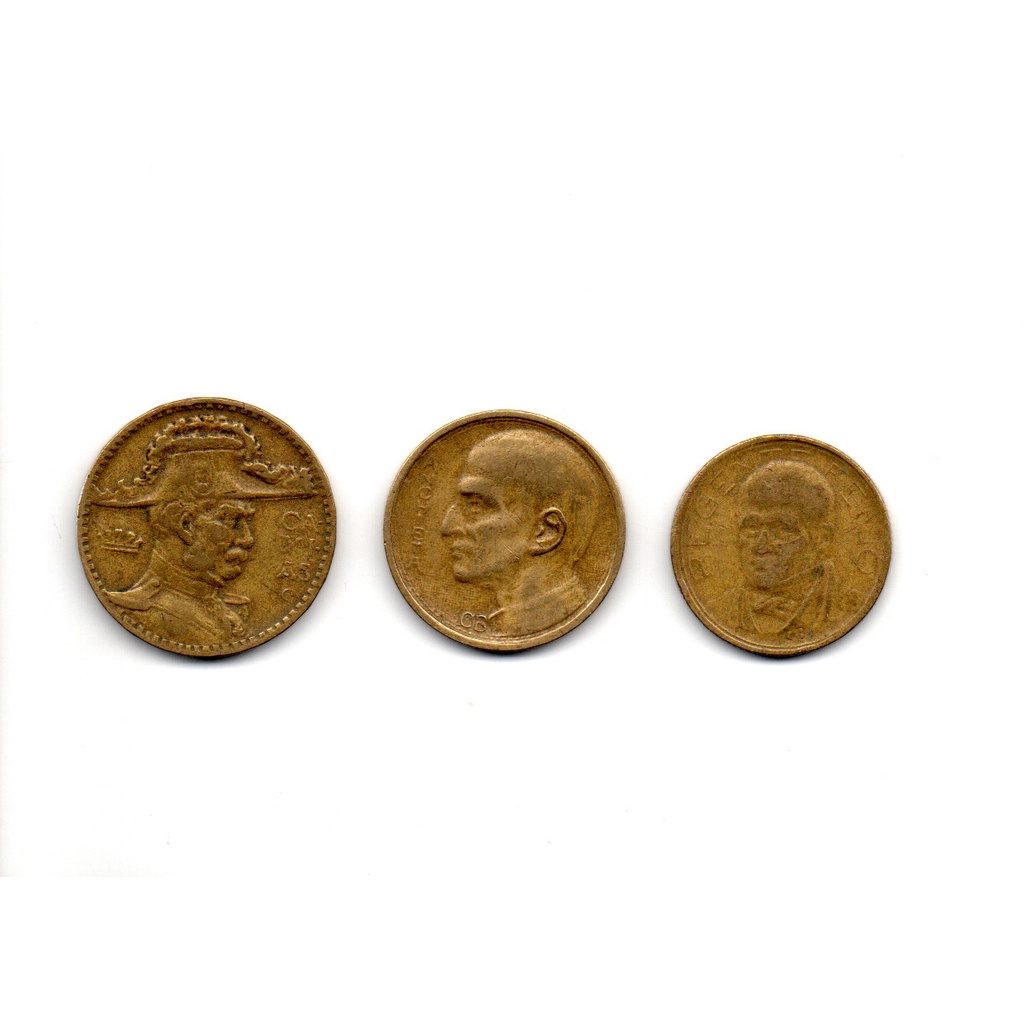 Série Moedas Réis 1938 - 500, 1000 e 2000 Réis