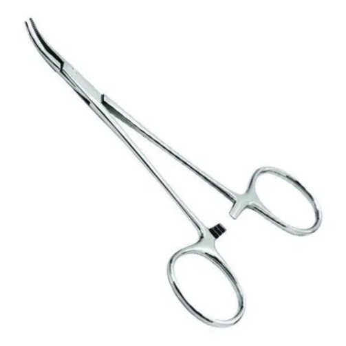 Pinça Halstead Mosquito Curva 12 Cm - Social Instrumentos.