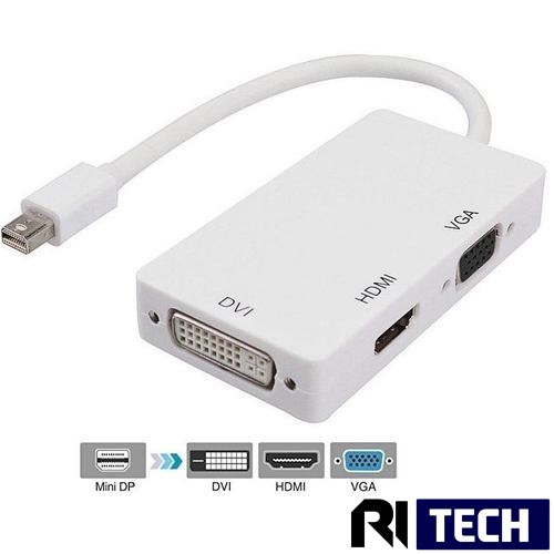 thunderbolt mini porta de exibição dp macho para hdmi dvi vga adaptador fêmea ca