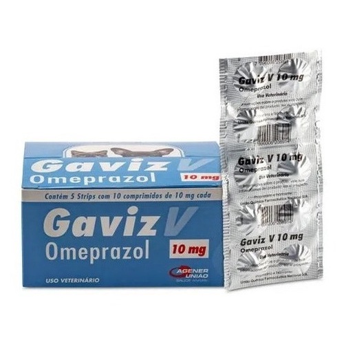 Gaviz V 10mg Antiácido Cães E Gatos 10 Comprimidos - Agener - Pets