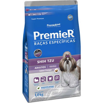 Ração Premier Pet Raças Específicas Shih Tzu Adulto 1kg