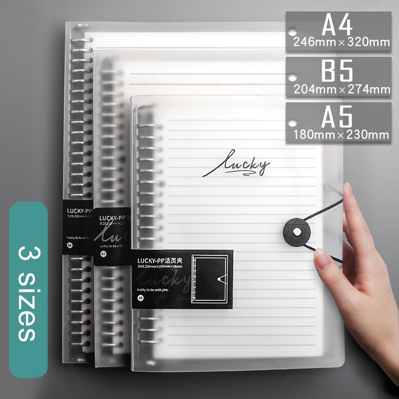Fichário Univers Caderno Inteligente Notebook Grande Médio Com Espiral Ecológico com 60 Folhas A4 B5 Intelligent Note
