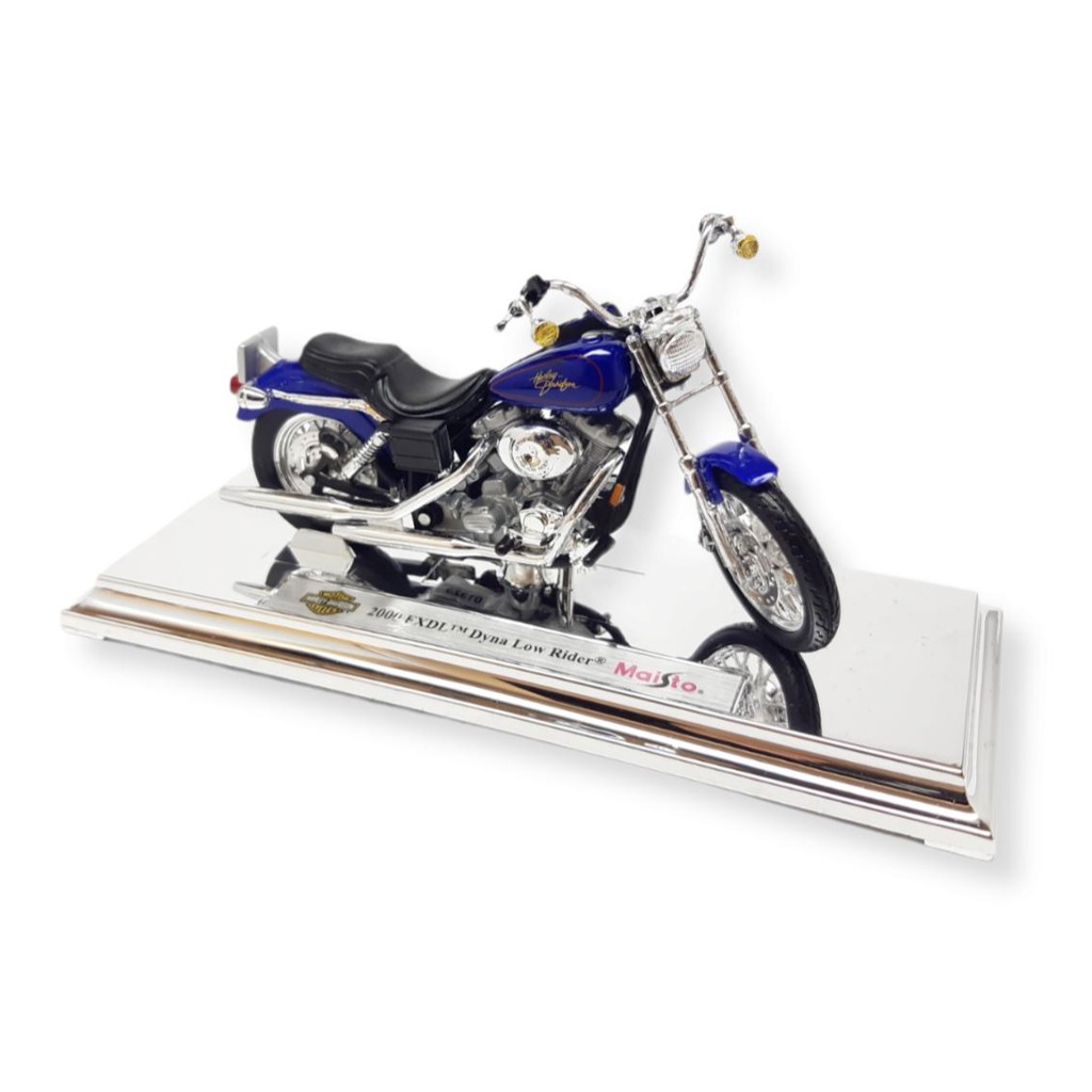 Miniatura Moto Harley Davidson FXDL Dyna Low Rider 2000 1/18