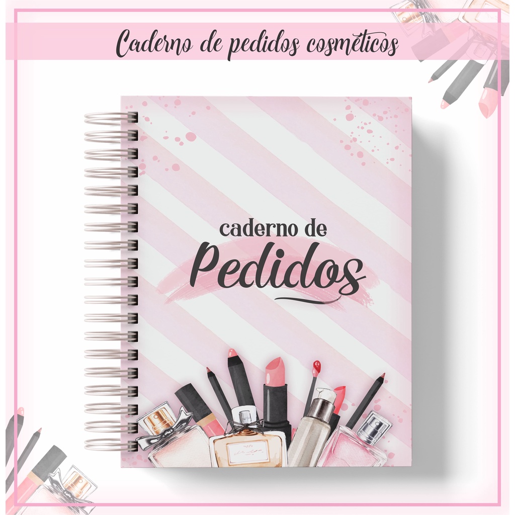 Caderno de Pedidos Consultor Natura Avon jequiti loja de cosméticos  maquiagem | Shopee Brasil