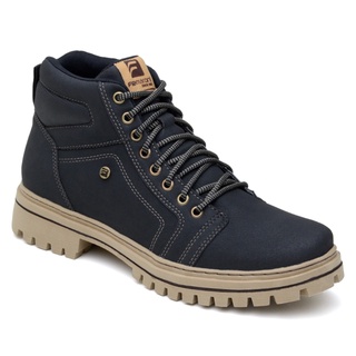 Bota Coturno Masculino Ferraroni Vegano Couro Eco Promoção Solado Costurado