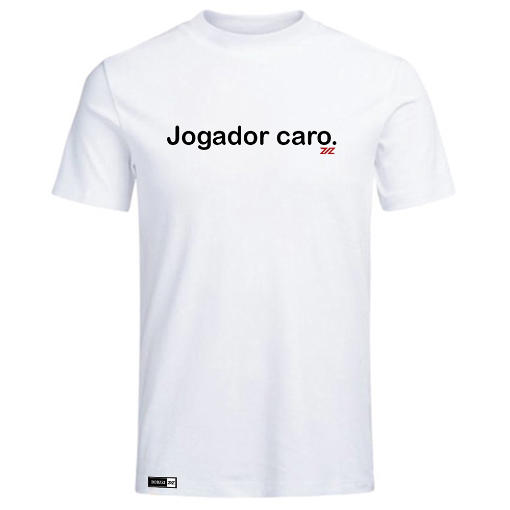 Camiseta Camisa Boleiro Jogador Caro - Andada de jogador - Futebol - 100% Algodão de Qualidade