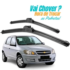 Par de Palheta Silicone Parabrisa Celta Todos os Anos