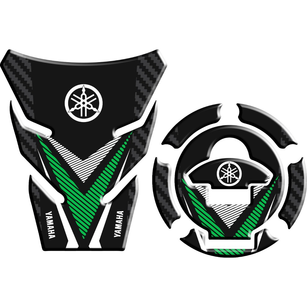 Adesivo Premium Moto Tankpad 3D Protetor Tanque Bocal Yamaha XTZ 250 Lander 2019 2020 2021 124