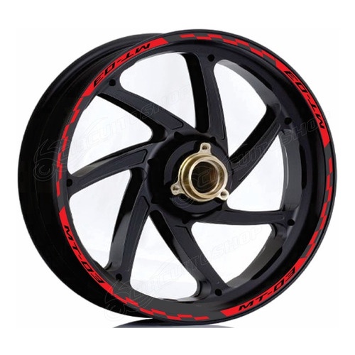 Friso Adesivo Refletivo P2 Roda Moto Yamaha Mt 03 Mt03