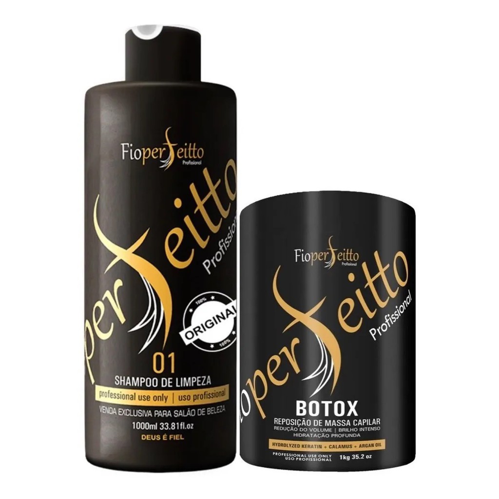 Shampoo Fio perfeito + Redutox  Profissional  1kg