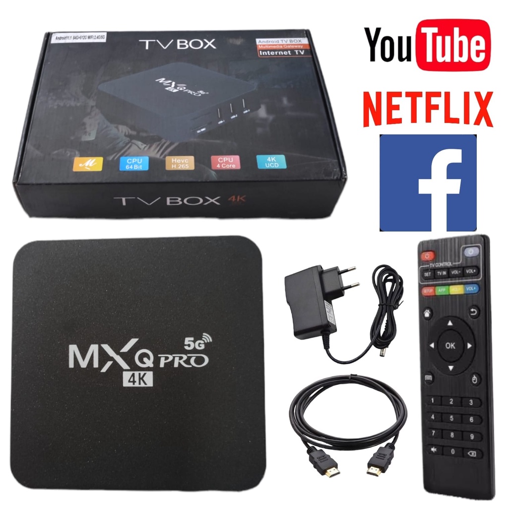 Aparelho Digital Para Tv Media Streaming 8GB/128GB