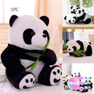 MIHAN Pelúcia Panda Brinquedos, Boneca Brinquedo Bicho De Urso Flexível De 9 / 10 / 12 / 16cm