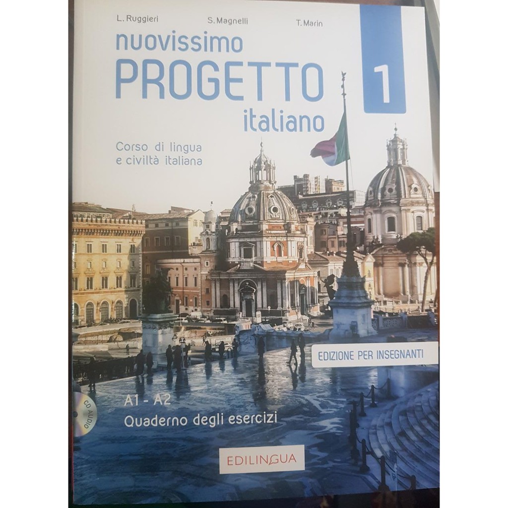 Nuovissimo Progetto Italiano 1 A1A2 Quaderno degli Esercizi Edizione per Insegnanti Shopee Brasil