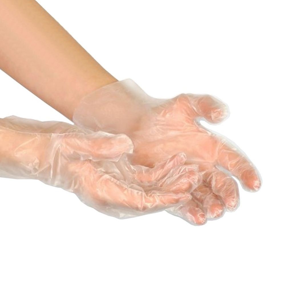 Luva Plástica Estéril Luplast Com 100 UN