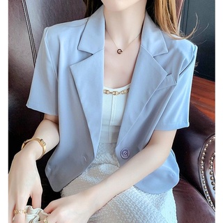 YKMART Mulher Blazer Manga Curta Roupa De Chiffon Fina Praia Fino