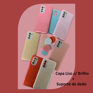Capa c/ Pop brilho Liso Moto G6 Play
