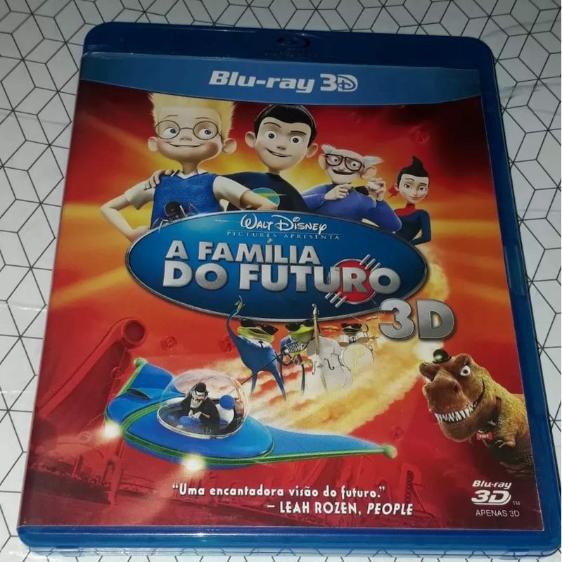 Bluray 3D original A Família do futuro (Disney)
