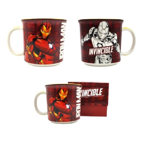Caneca Tom Homem De Ferro Iron Man Avenger Vingadores Marvel Pai Amigo café Chá  350 ML Presente