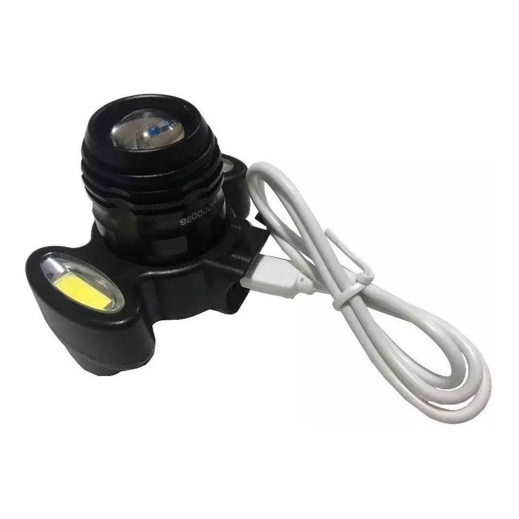 Lanterna Farol De Bike Tripo Led T Cob Recarregavel Usb Shopee Brasil