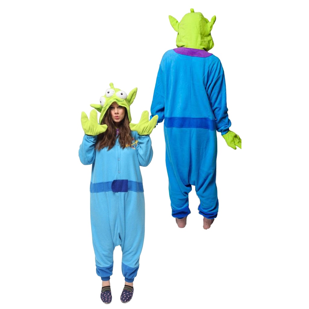 Pijama Alien Macacão Adulto Promoção Alien ET Disney Toy Story Original
